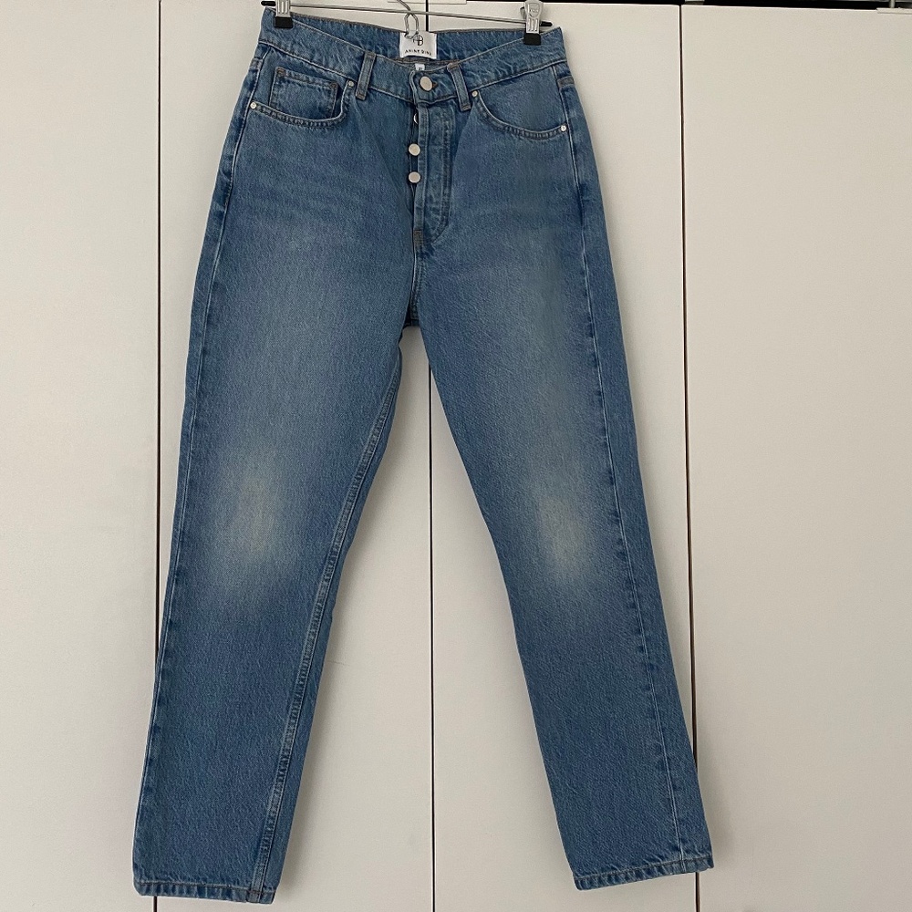 Anine Bing Button Fly High Waist Jeans in size 27